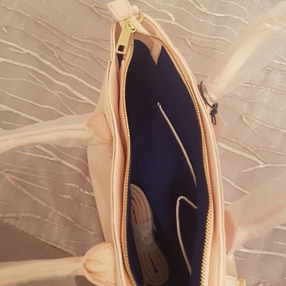 Light pink faux leather tote - Picture 4 of 4